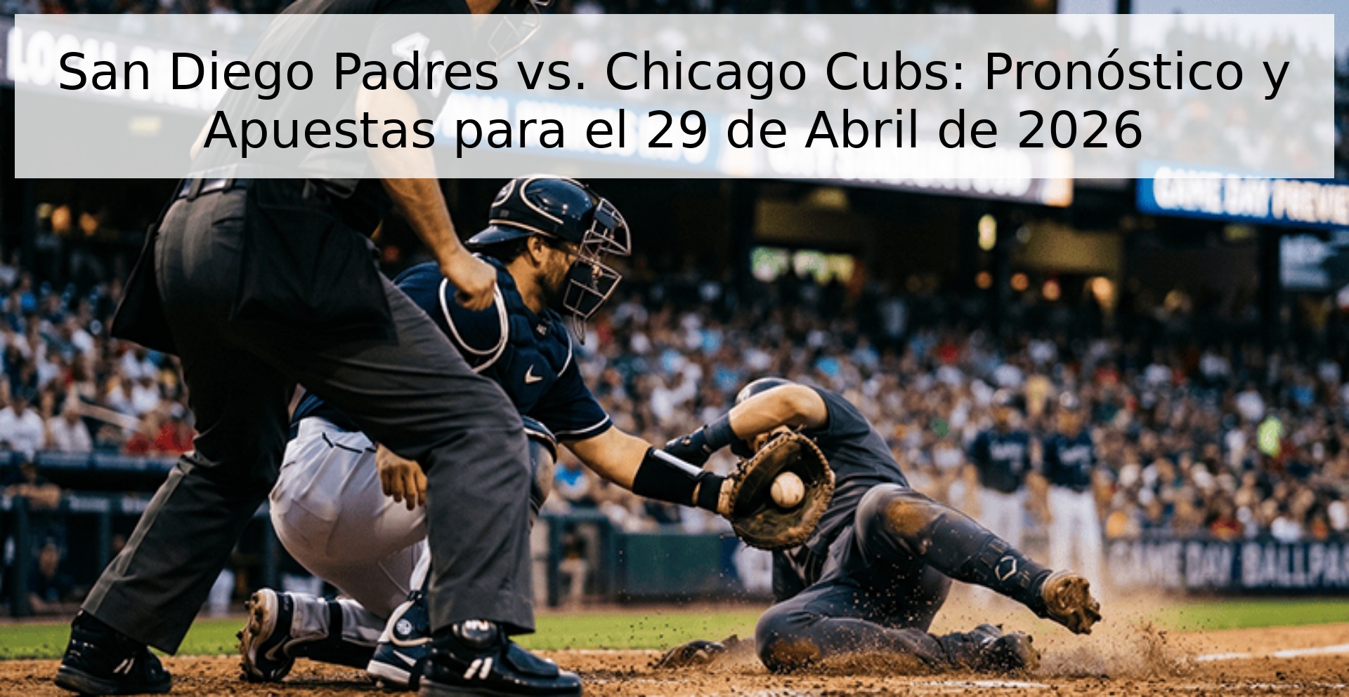 San Diego Padres vs. Chicago Cubs: Pronóstico y Apuestas para el 29 de Abril de 2026