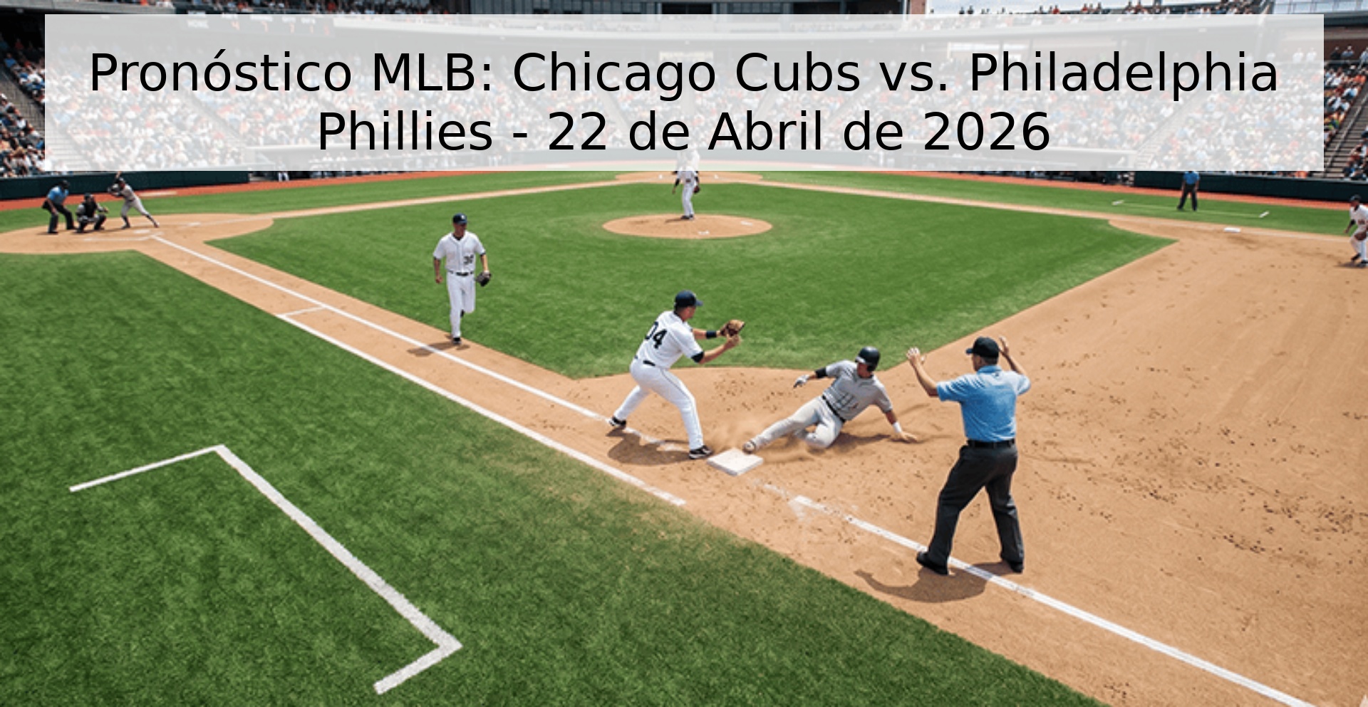Pronóstico MLB: Chicago Cubs vs. Philadelphia Phillies - 22 de Abril de 2026 Pronóstico MLB: Chicago Cubs vs. Philadelphia Phillies - 22 de Abril de 2026