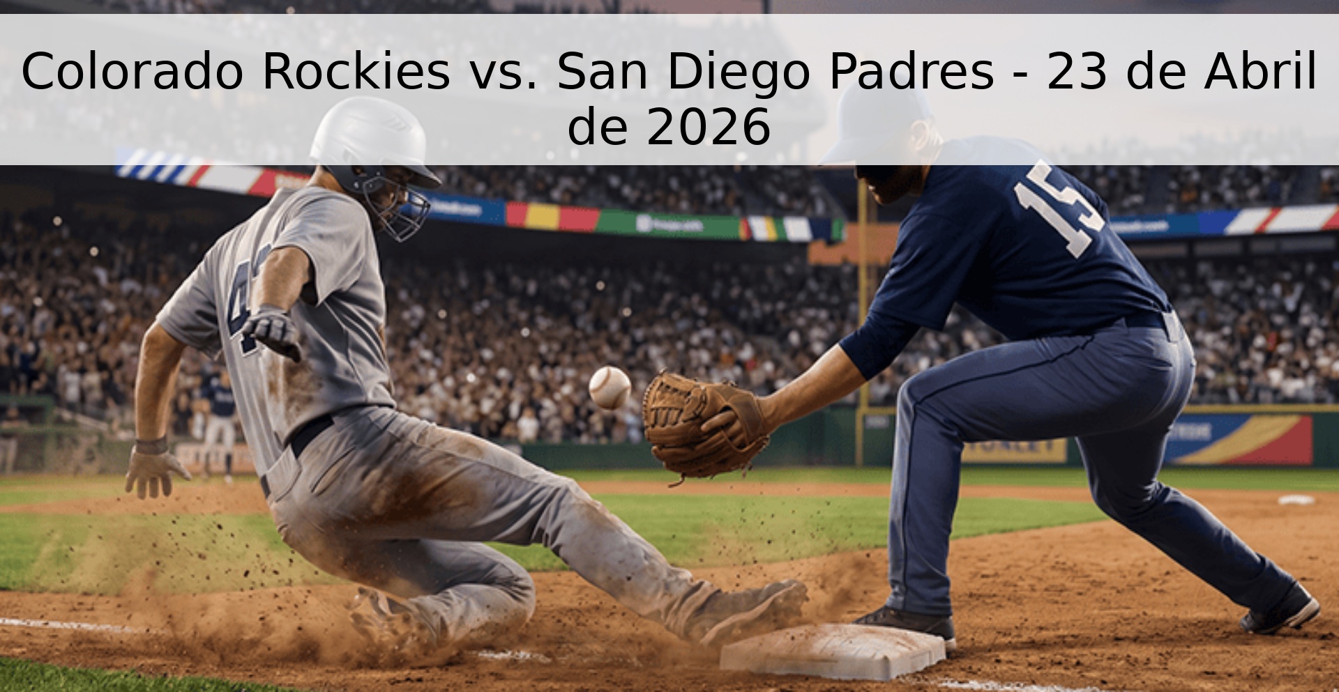 Colorado Rockies vs. San Diego Padres - 23 de Abril de 2026 Colorado Rockies vs. San Diego Padres - 23 de Abril de 2026