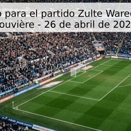 Pronóstico para el partido Zulte Waregem vs La Louvière – 26 de abril de 2026