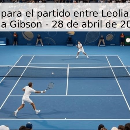 Pronóstico para el partido entre Leolia Jeanjean y Talia Gibson – 28 de abril de 2026