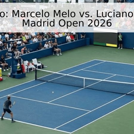 Pronóstico: Marcelo Melo vs. Luciano Darderi – Madrid Open 2026