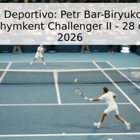 Pronóstico Deportivo: Petr Bar-Biryukov vs. Sora Fukuda – Shymkent Challenger II – 28 de Abril de 2026