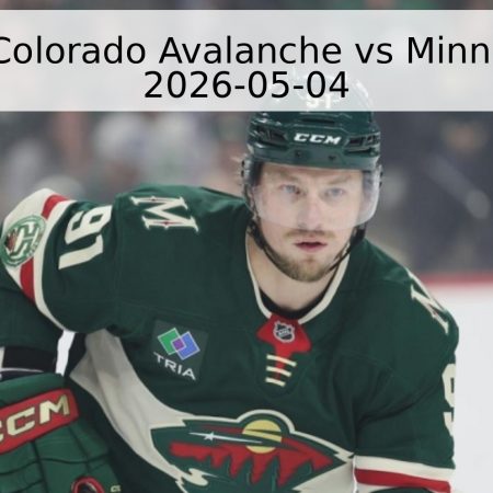 Pronóstico Colorado Avalanche vs Minnesota Wild – 2026-05-04