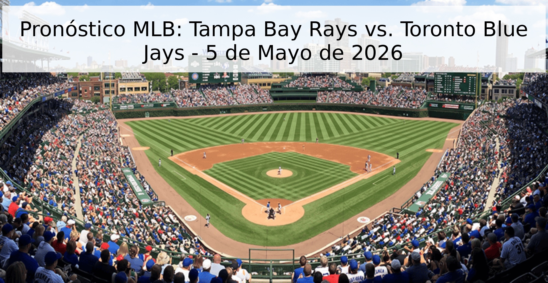 Pronóstico MLB: Tampa Bay Rays vs. Toronto Blue Jays - 5 de Mayo de 2026 Pronóstico MLB: Tampa Bay Rays vs. Toronto Blue Jays - 5 de Mayo de 2026