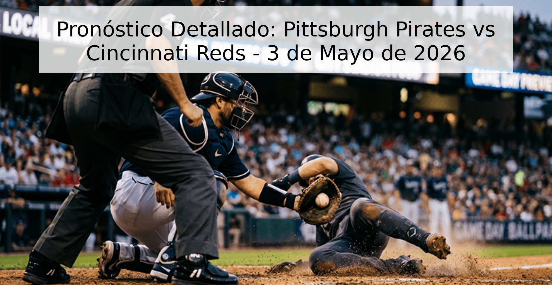Pronóstico Detallado: Pittsburgh Pirates vs Cincinnati Reds - 3 de Mayo de 2026 Pronóstico Detallado: Pittsburgh Pirates vs Cincinnati Reds - 3 de Mayo de 2026