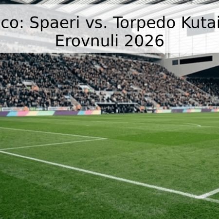 Pronóstico: Spaeri vs. Torpedo Kutaisi – Liga Erovnuli 2026