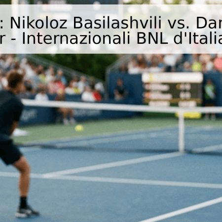Pronóstico: Nikoloz Basilashvili vs. Daniel Merida Aguilar – Internazionali BNL d’Italia 2026