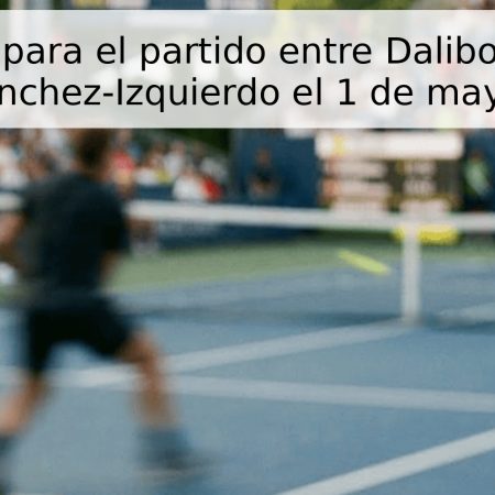 Pronóstico para el partido entre Dalibor Svrčina y Nicolás Sánchez-Izquierdo el 1 de mayo de 2026