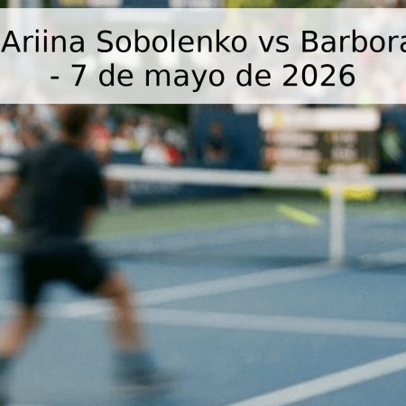 Pronóstico: Ariina Sobolenko vs Barbora Krejcikova – 7 de mayo de 2026