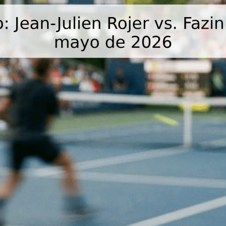 Pronóstico: Jean-Julien Rojer vs. Fazin Sun, 5 de mayo de 2026