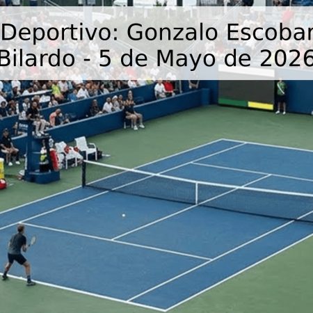 Pronóstico Deportivo: Gonzalo Escobar vs. Jacopo Bilardo – 5 de Mayo de 2026