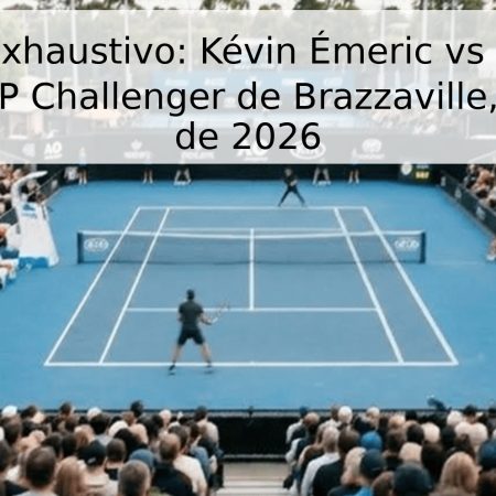 Pronóstico Exhaustivo: Kévin Émeric vs Aziz Dougaz – Torneo ATP Challenger de Brazzaville, 4 de Mayo de 2026